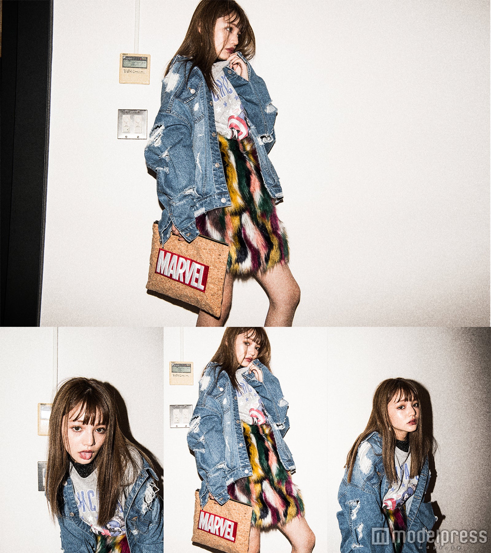 ちぃぽぽ×キャプテン・アメリカ （C）モデルプレス