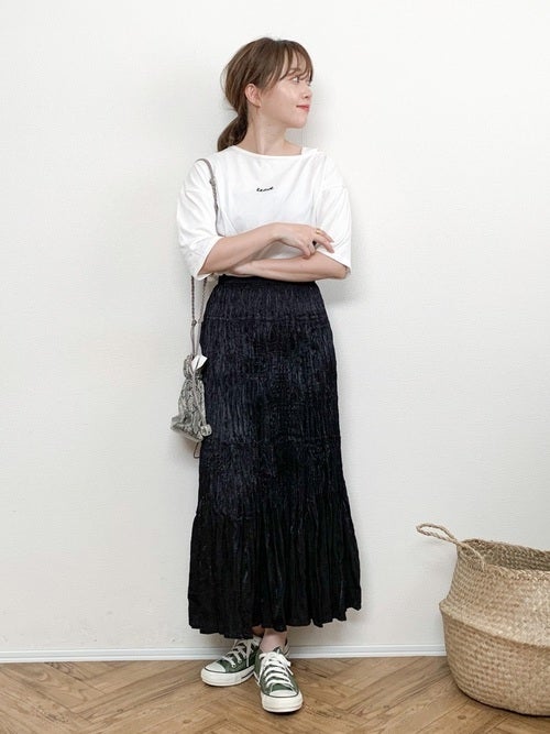 ユニクロ】週5で着たい！着回し力抜群「ツイストプリーツロング 