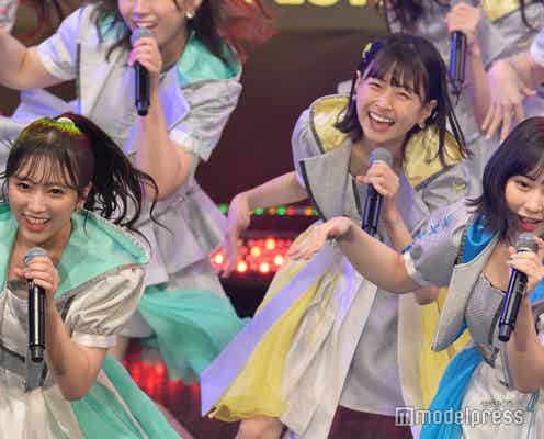 HKT48、ノンストップ9曲ライブ 研究生・最上奈那華のセンター抜擢も<TIF2022>