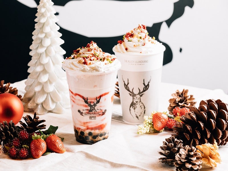 いちごと恋するティーラテ／画像提供：THE ALLEY LUJIAOXIANG