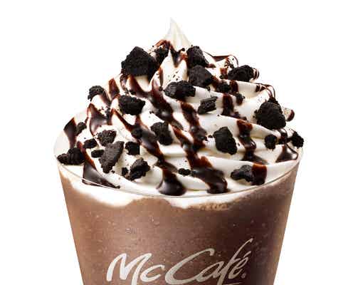 マックカフェ「オレオチョコフラッペ」「オレオホットカフェモカ」「オレオアイスカフェモカ」登場