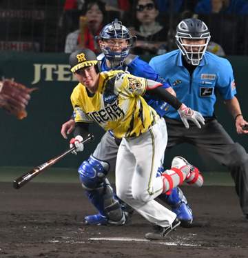 阪神 下村がプロ初打点で自らを援護 “三度目の正直”での初勝利へ5回まで3安打1失点 