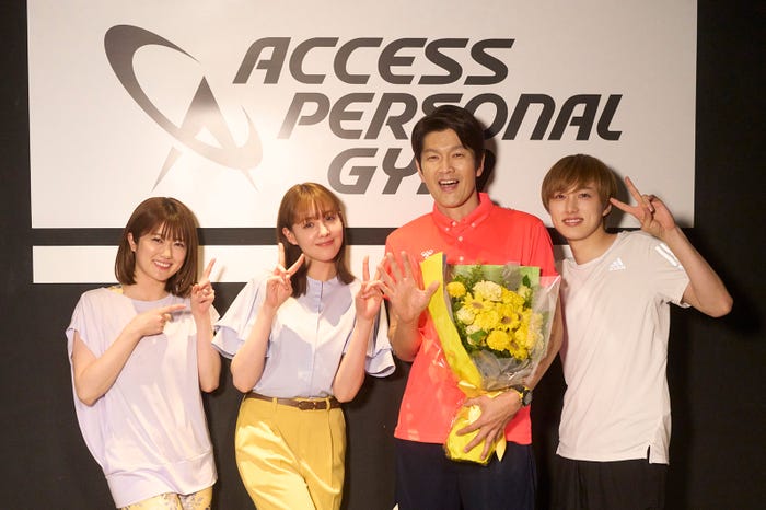樋口日奈、トリンドル玲奈、丸山智己、尾崎匠海(C)テレビ朝日