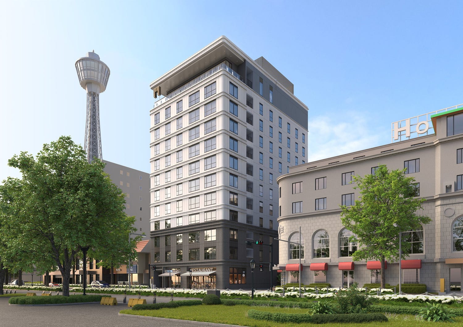 横浜に新ホテル「ザ・ゲートホテル横浜 by HULIC」2025年開業 潮風薫るルーフトップ&海を眺める客室完備