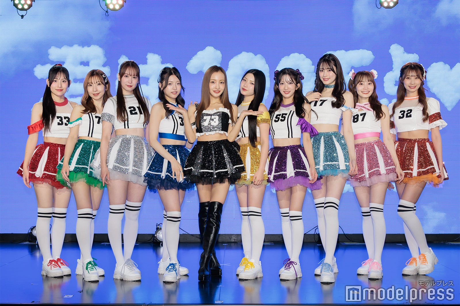 辺見桃和、板野成美、新居稚菜、堀口美澪、板野友美、松山玲菜、中山萌乃香、小崎凛奈、北村陽奈、河合彩香（C）モデルプレス