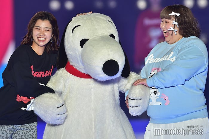 福田麻貴、スヌーピー、かなで(C)モデルプレス