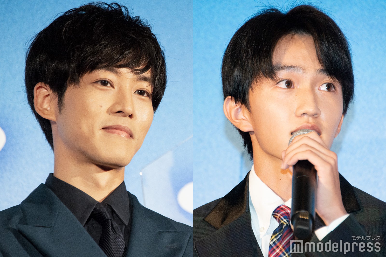 映画「耳をすませば」公開初日舞台挨拶に登場した松坂桃李、中川翼（C）モデルプレス