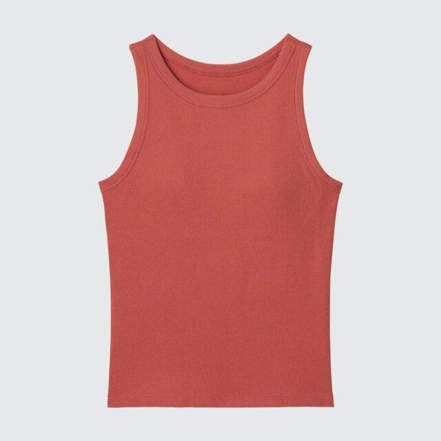 ユニクロ　uniqlo　レディース　おすすめ　オススメ　コスパ　2023　春夏　タンクトップ　インナー　アメリカンスリーブブラタンクトップ　アメスリ　アメリカンスリーブ　ブラタンクトップ　ブラタンク