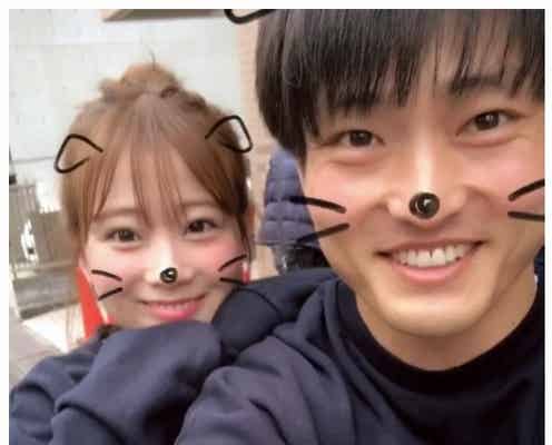 重盛さと美&ジャルジャル福徳「めちゃイケ」コンビの“カップル動画”が話題「お似合い」「キュンキュンする」