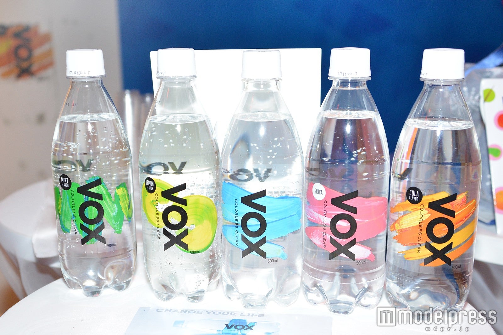 「VOX」（左から：ミント、レモン、プレーン、シリカ、コーラ） （C）モデルプレス