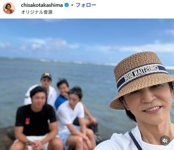 高嶋ちさ子Instagramより