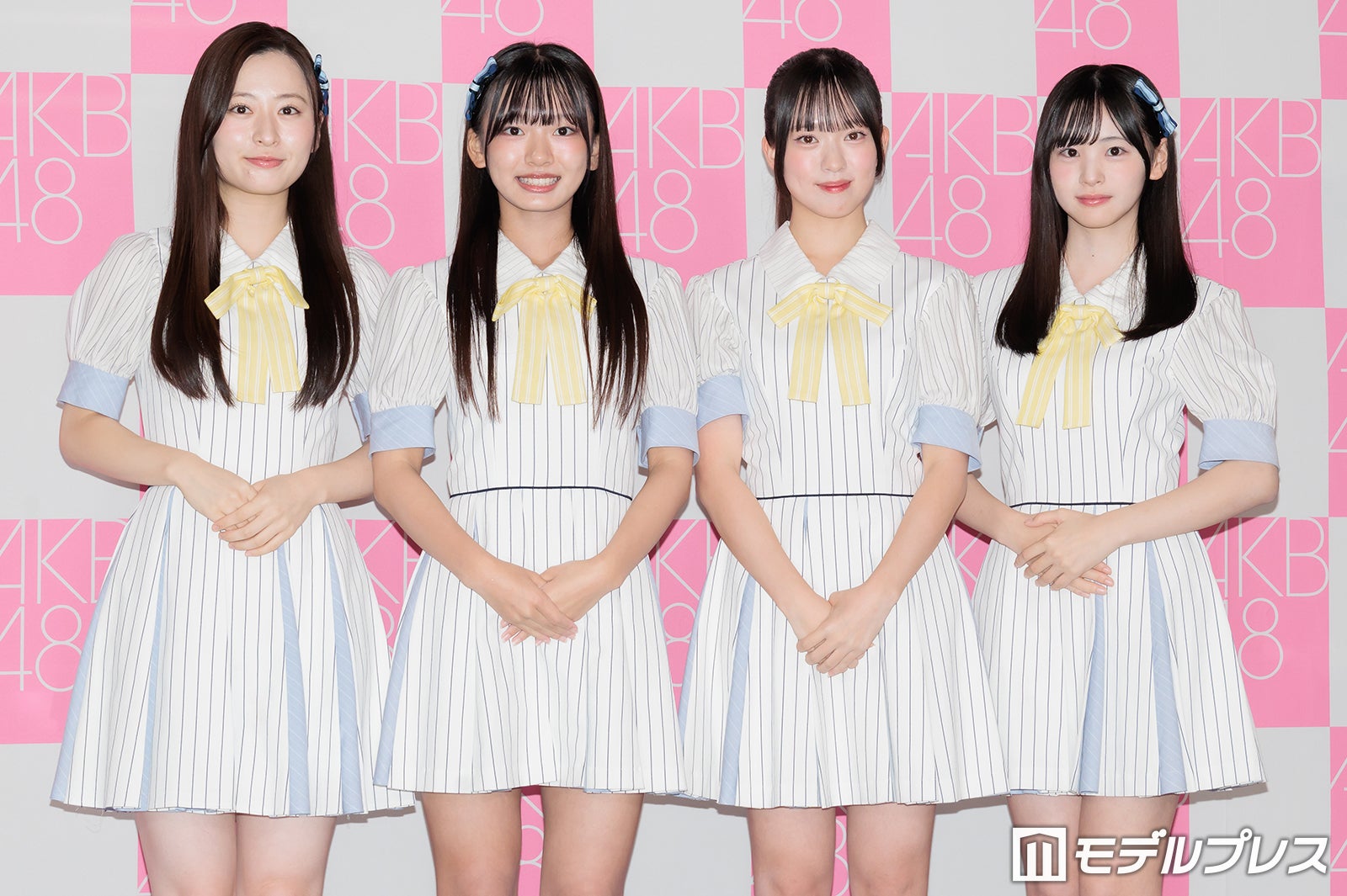 長谷川百々花、山内利乃明、大西ゆな、前田衣澄（C）モデルプレス