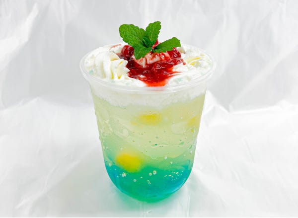 「美酢」を使用したオリジナルドリンク (提供写真)