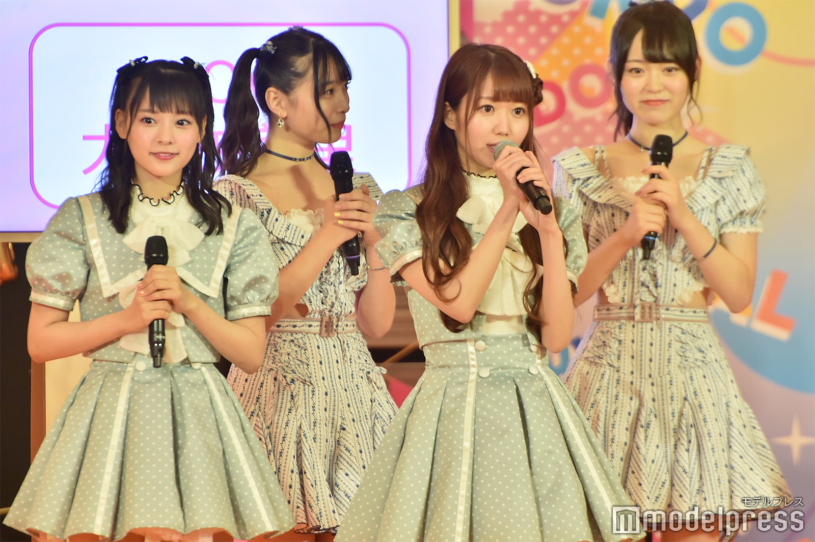 齊藤なぎさ、久保怜音、大谷映美里、西川怜（C）モデルプレス