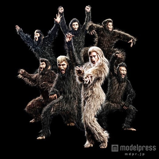 土屋アンナ、特殊メイクで衝撃の“猿”に変身　氣志團と初コラボ　