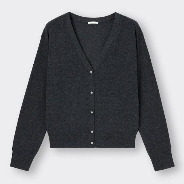 GU　カーディガン　値下げ