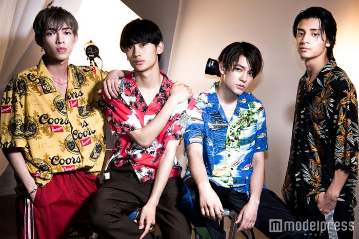 ANTIME(左から)U、Fu、Kauan、AM(C)モデルプレス