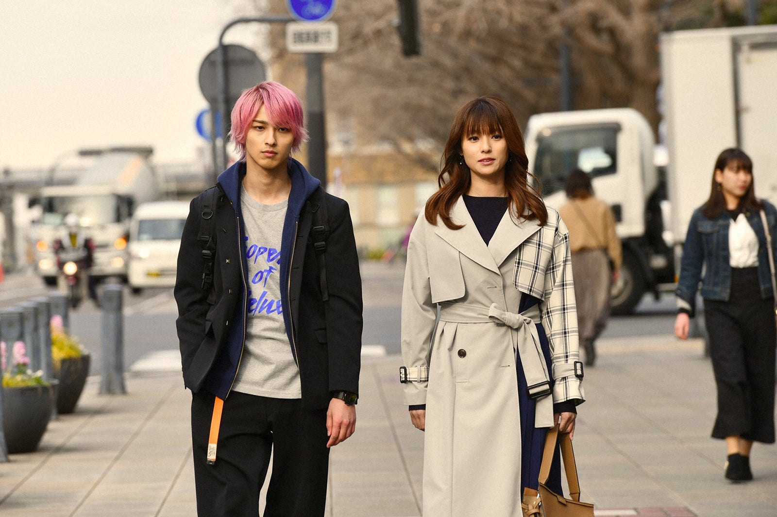 横浜流星、深田恭子／「初めて恋をした日に読む話」第7話より（C）TBS