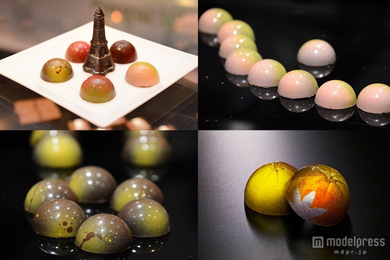 日本の漆器をイメージした芸術的な美しさのチョコレート