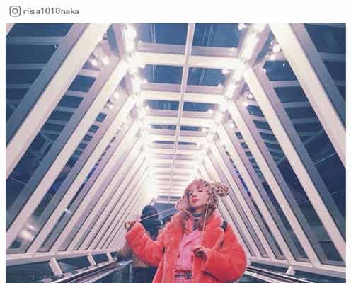 仲里依紗「ピンクの極み」ド派手なディズニーコーデが話題「似合いすぎ」「遭遇したい」