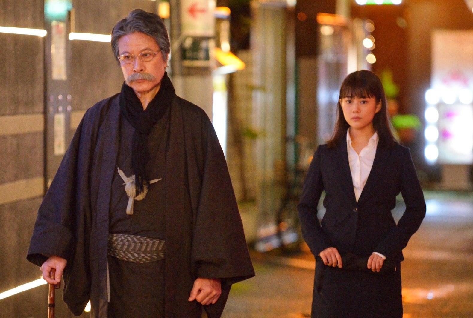 鹿賀丈史、高畑充希（C）テレビ東京