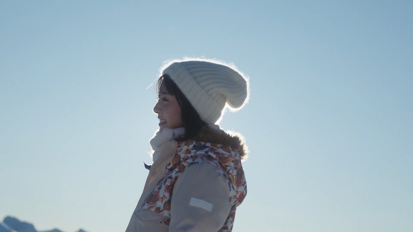 浜辺美波／2019年度「JR SKISKI」CMより（提供写真）