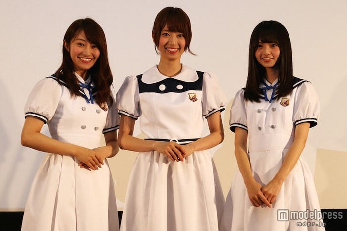 (左から)桜井玲香、橋本奈々未、齋藤飛鳥