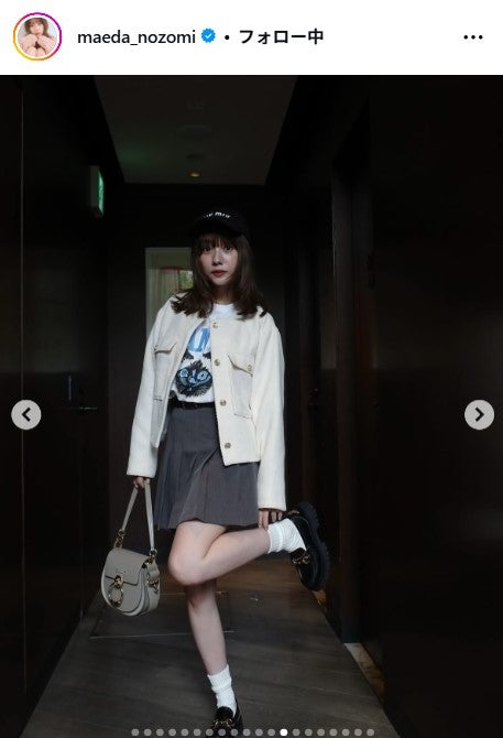 前田希美Instagramより