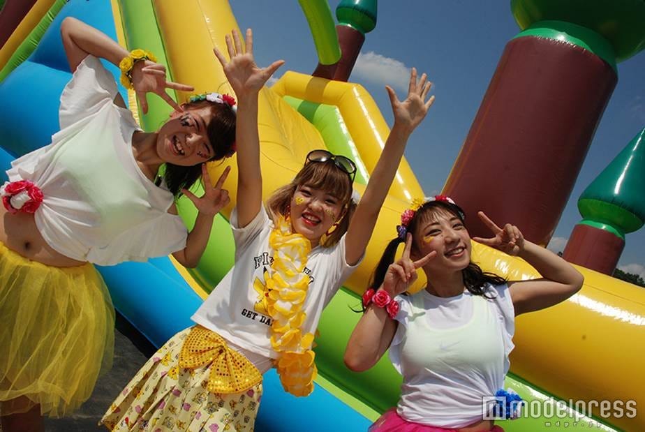 海外でハマる人続出「ふわふわラン」が初開催 アトラクションは10種以上