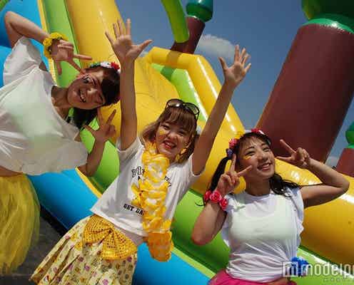 海外でハマる人続出「ふわふわラン」が初開催 アトラクションは10種以上