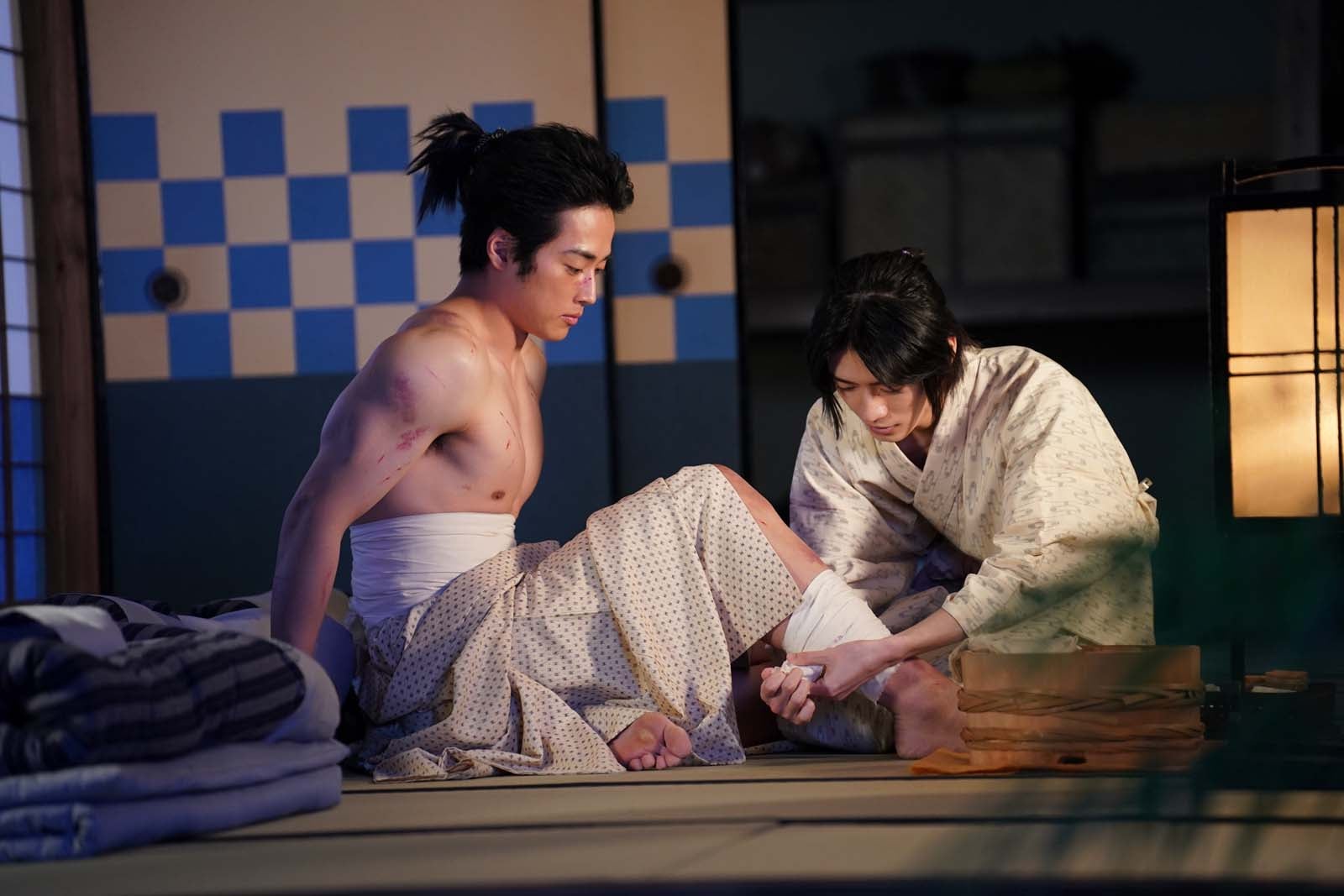 羽谷勝太、杢代和人「君とゆきて咲く～新選組青春録～」第4話より（C）テレビ朝日