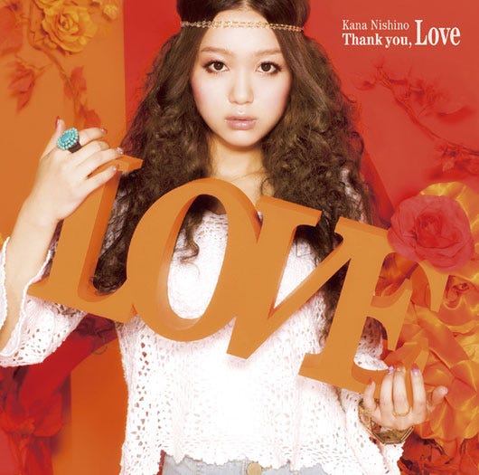 西野カナ「Thank you, Love」(6月22日発売)