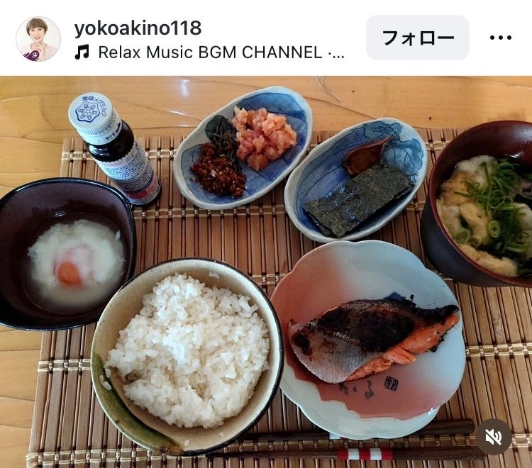 秋野暢子Instagramより