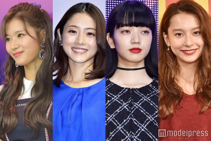 (左から)サナ、石原さとみ、小松菜奈、Niki (C)モデルプレス