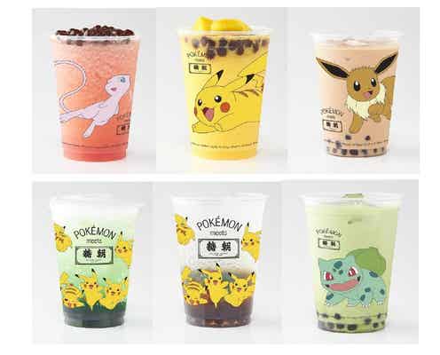 ピカチュウやイーブイのポケモンがタピオカに 香港発スイーツブランド「糖朝」から期間限定登場