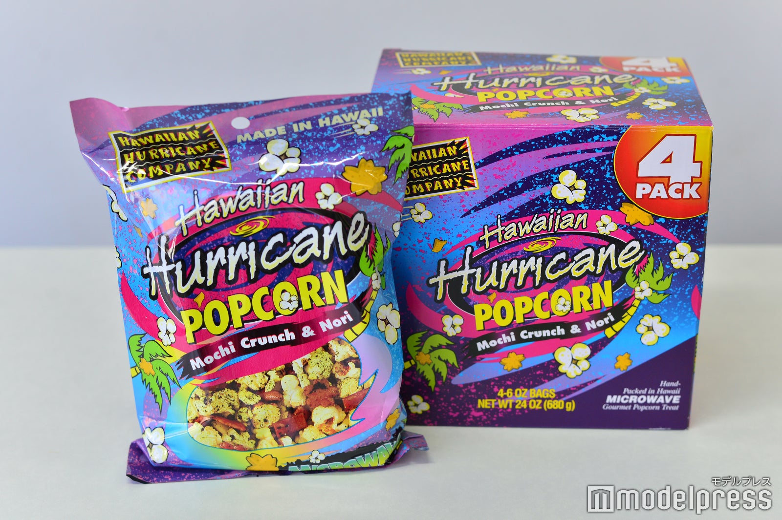 ハリケーンポップコーン　4パック入りで＄15.49、1つあたり＄3.87（C）モデルプレス