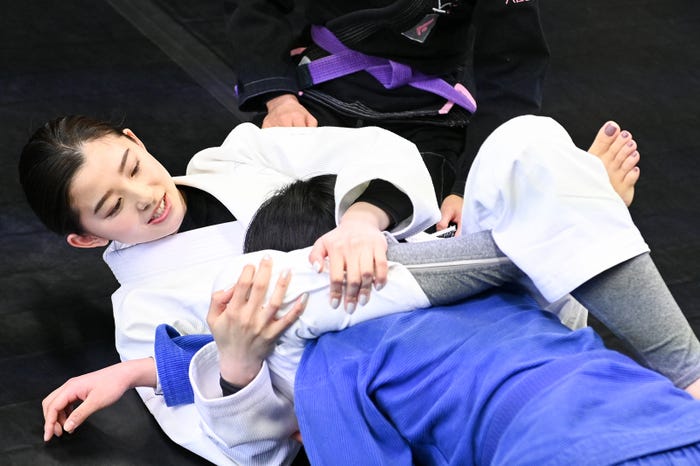 「朝比奈彩のJIU-JITSU STYLE」より(C)フジテレビ