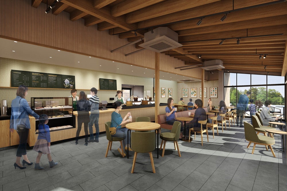 スターバックス コーヒー 道の駅みのりの郷東金店／画像提供：スターバックス コーヒー ジャパン