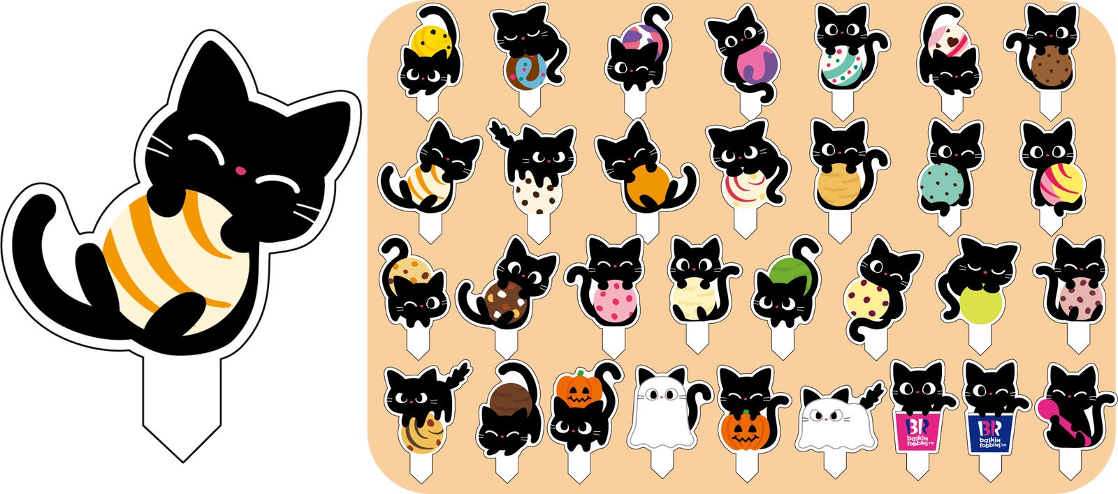 黒ねこピック（提供写真）