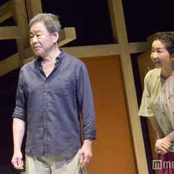 舞台「あんちゃん」公開ゲネプロ ／左から：ベンガル、荻野目慶子（C）モデルプレス