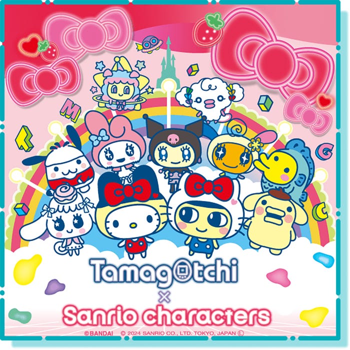 たまごっち×サンリオキャラクターズ(C)’24 SANRIO(C)’24 SANRIO/SEGATOYS(C)’24 SANRIO/SHOCHIKU  (C)’24 JMA Co., Ltd BP CHOCOLATE JAPANCD PC MMP,TX S/D·G SP-M S/T·F 著作(株)サンリオ
