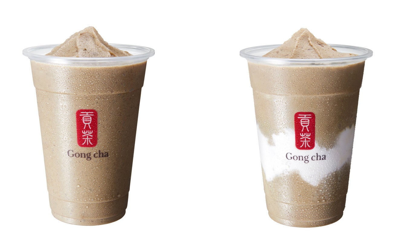 鉄観音 フローズンティー560円、＋ミルクフォーム640円／画像提供：ゴンチャ ジャパン