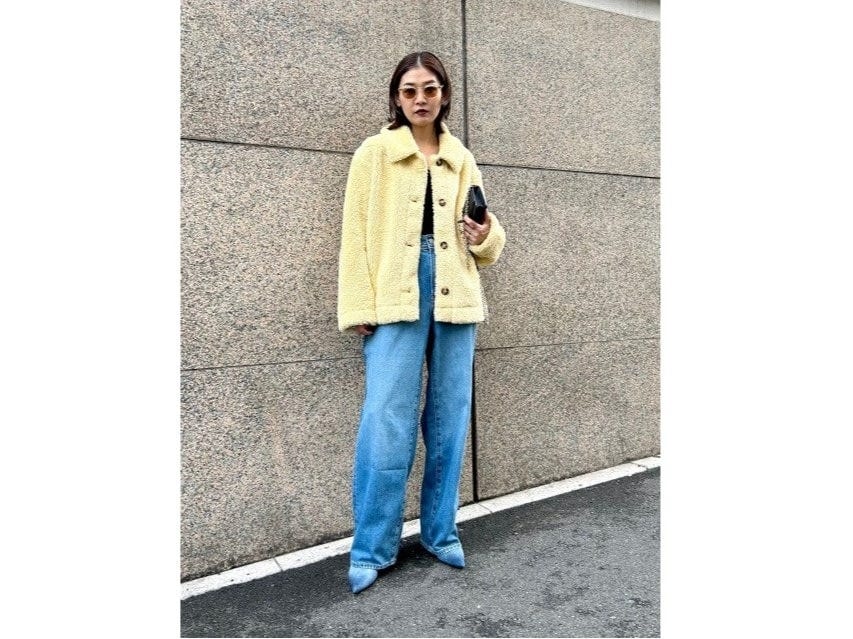 襟の部分までボア素材なのが可愛い！　出典：StyleHint