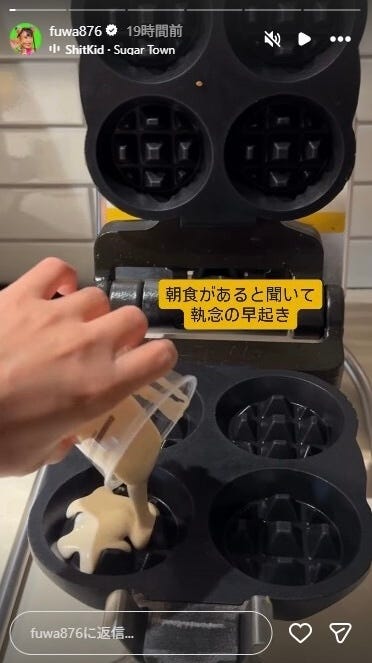 フワちゃんInstagramストーリーズより