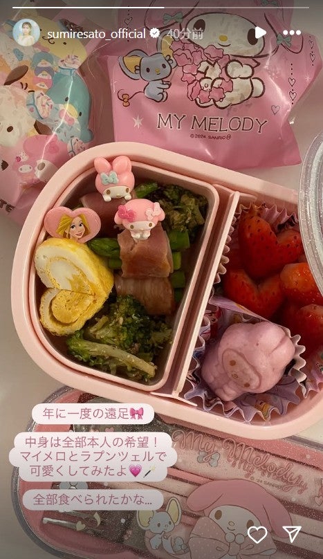 佐藤すみれInstagramストーリーズより