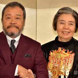 「第37回日本アカデミー賞」の司会を務める（左から）西田敏行、樹木希林