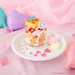 がんばったけどこぼれちゃった◇マイメロディ パフェ 税込1,490円(C)2024 SANRIO CO.,LTD.APPROVAL NO.L654057