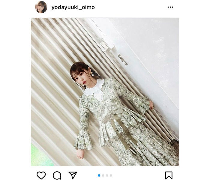 乃木坂46 与田祐希、刺繍が素敵な『僕は僕を好きになる』の衣装写真を