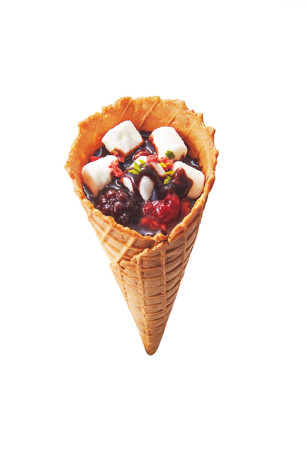 チョコフォンデュ・コーン～ベリー＆カスタード～／画像提供：ユニバーサル・スタジオ・ジャパン