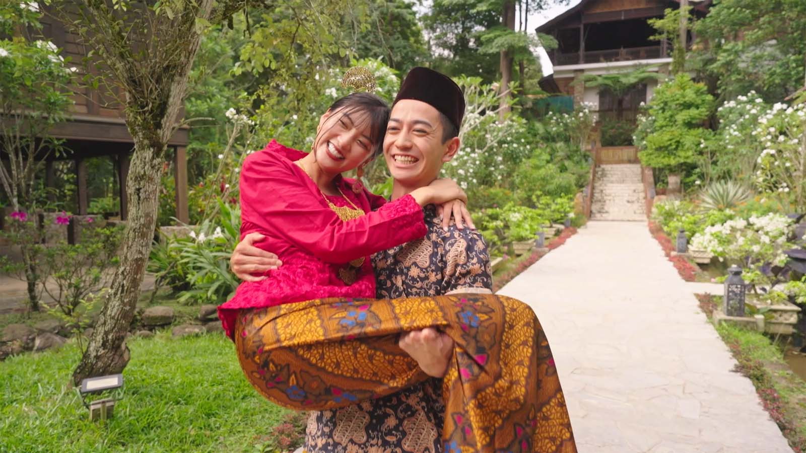 井上瞳、大倉亞門「LOVE CATCHER Japan」第2話より（C）CJ ENM CO., LTD. All Rights Reserved（C）AbemaTV,Inc.